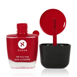 SUGAR Cosmetics Tip Tac Toe Nail Lacquer Classic 25 Crimson Canpoy - 9 ml-37