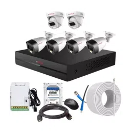 CP PLUS CCTV Combo Kit 2.4 MP Full Colour HD Audio Indoor & Outdoor with 8 Channel DVR, 4 Bullet 2 Dome Camera, 8 Channel SMPS, 70 m Cable, 1 TB HDD & Connectors-image-98