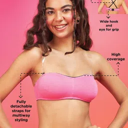 ENAMOR XO Non-Wired Non Padded Full Coverage Multiway Bra - All Day Comfort image 5