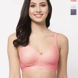 College Girl Pack Of 3 Full Coverage Lightly Padded Minimizer Bra-picture-19