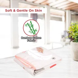 MeeMee Kids Pink 350 GSM Cotton Bath Towel image 2