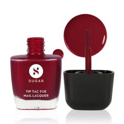 SUGAR Cosmetics Tip Tac Toe Nail Lacquer Classic 29 Grand Garnet - 9 ml-44