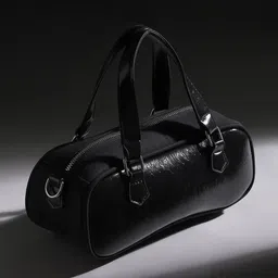 HAUTE SAUCE by Campus Sutra Leather Bowling Hobo Bag with Cut Work-picture-32