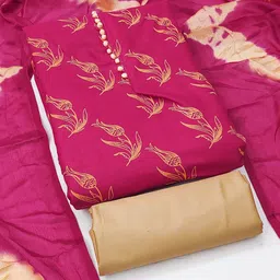 LeeliPeeri Designer Printed Unstitched Dress Material-image-3