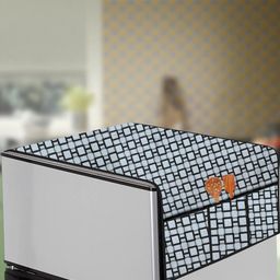 The Furnishing Tree Grey Plastic Refrigerator Cover-image-56