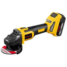 POLYMAK Angle Grinder (Brushless) 670 W Power Electric Corded Yellow & Black 100 mm Wheel Size, PM-CAG-18VB-2B-image-54