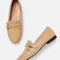 Van Heusen Women Smart Casual Loafers with Belt Detail-28