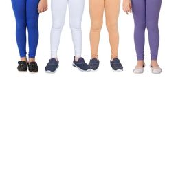 Tik Tok WEARS Girls Blue Churidar Length Leggings-picture-11