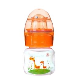 Kalra Magic Orange-Colored & Transparent Printed BPA-Free Anti-Colic Feeding Bottle-60ml-51