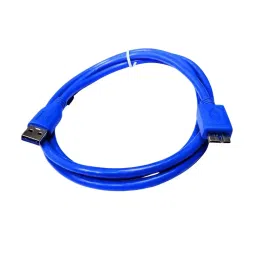 SETMI INDIA Micro USB 3.0 Cable Type-B 1.5 m, Blue-6