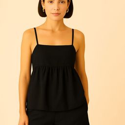 KAORI BY SHREYA AGARWAL Square Neck Top With Shorts Co-Ords-image-98