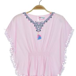 Peppermint Girls Ethnic Motifs Embroidered Extended Sleeves Kaftan Top-picture-13