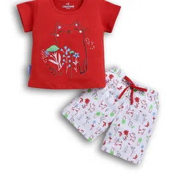 Colourspop Kids Girls Printed Clothing Set-picture-49