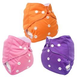 Sparkle Joy Free Size Reusable Cloth Diaper Without Insert Pack Of 3- Multicolor-52