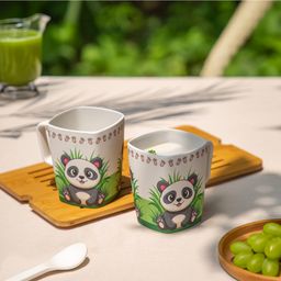 The Bamboo Co Plumpy Panda Bamboo Kids Mug- Set of 2-17