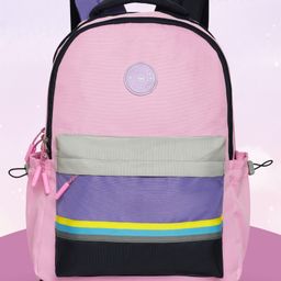 Citizen Lily Kids School Backpack with Free Pencil Stationary Pouch | 20L Polyester Unisex Casual Backpack/Daypack/Travel Backpack/School Bag for Boys & Girls Height - 17 Inches-image-88