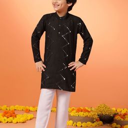 Sangria Boys Embroidered Kurta Set-50