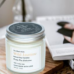 The Black Kite Scented Candle Wild Jasmine - 100 ml image 2