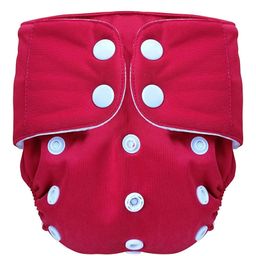 Mylo Baby Freesize Adjustable Cloth Diapers with 3 Free Insert Oeko Tex Certified Pack of 3 - Red Heart Print image 3