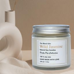 The Black Kite Scented Candle Wild Jasmine - 100 ml image 3