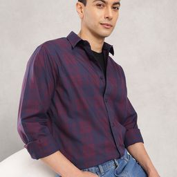 Nautica Pure Cotton Classic Fit Checked Casual Shirt-picture-39