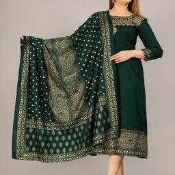 SIPEAK WEAR BETTER Women Printed Viscose Rayon Kurta Sets-image-115