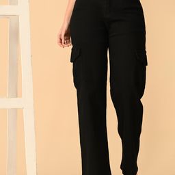 SENDIPO Women Regular Fit High-Rise Stretchable Cargo StylesJeans-picture-21