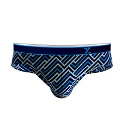 XYXX Blue Stripes Slim Fit Briefs-picture-48