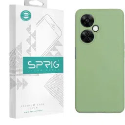 Sprig Liquid Silicone Back Cover for Oneplus Nord CE 3 Lite 5G (Green)-image-99
