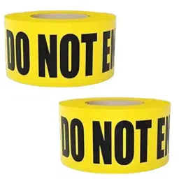 SINGHAL Polypropylene Do Not Enter Barricade Tape 300 m Roll (Pack of 2 Pcs)-21