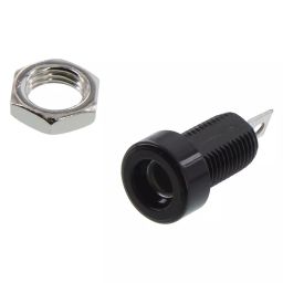 ABBATRON HH SMITH Banana Jack, 15A, Stud, Black, 1509-103 (Pack of 5)-image-83