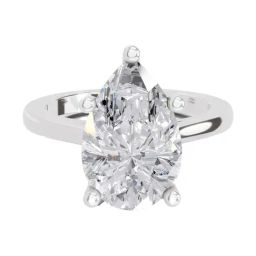 Sparkles Lab Grown Diamond 14k (585) White Gold Ring for Women-picture-21