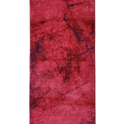 Bianca Pink & Red Microfibre Non-Slip Rug image 2