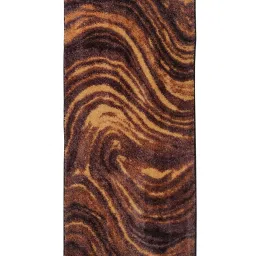 Bianca Brown & Khaki Microfibre Non-Slip Rug image 2
