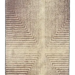 Bianca Khaki & Brown Microfibre Non-Slip Rug image 2