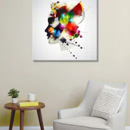 999store Multicolor Integrating Evolution Face Wall Painting-26