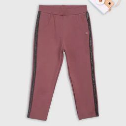 Blue Giraffe Kids Pink Regular Rise Jegging-image-81