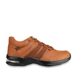 Red Chief Men's Tan Leather Lace up Casual Shoes-image-96