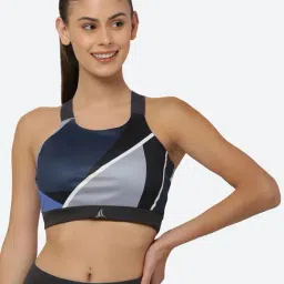 Fitleasure Multicolored Non Wired Padded Sports Bra-image-16