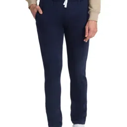 Parx Blue Regular Fit Trackpants-image-8