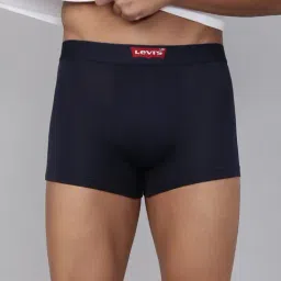 Levi's Navy Cotton Regular Fit Trunks-picture-11