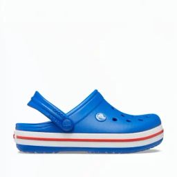Crocs Kids Crocband Blue Bolt Back Strap Clogs-image-24