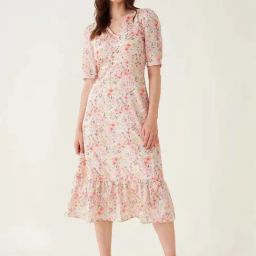 SALT Attire Multicolored Printed A-Line Dress-image-40