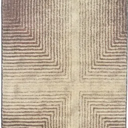 Bianca Khaki & Brown Microfibre Non-Slip Rug image 2