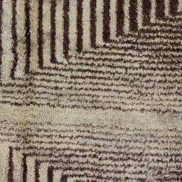 Bianca Khaki & Brown Microfibre Non-Slip Rug image 3