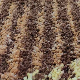 Bianca Khaki Microfibre Non-Slip Rug image 4