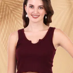 SSTAIR Women Ribbed Tank Crop Top-picture-4