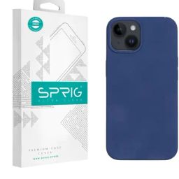 Sprig Liquid Silicone Back Cover for APPLE iPhone 14 (Blue)-image-83