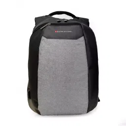 SWISS MILITARY Grey & Black 600 D Polyester Laptop Backpack Bag With  26 L Capacity , LBP73C-image-98