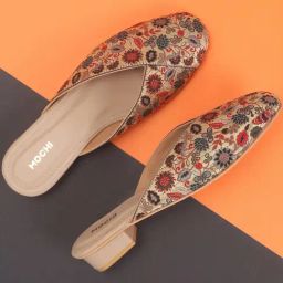 Mochi Women's Beige Mules-image-71